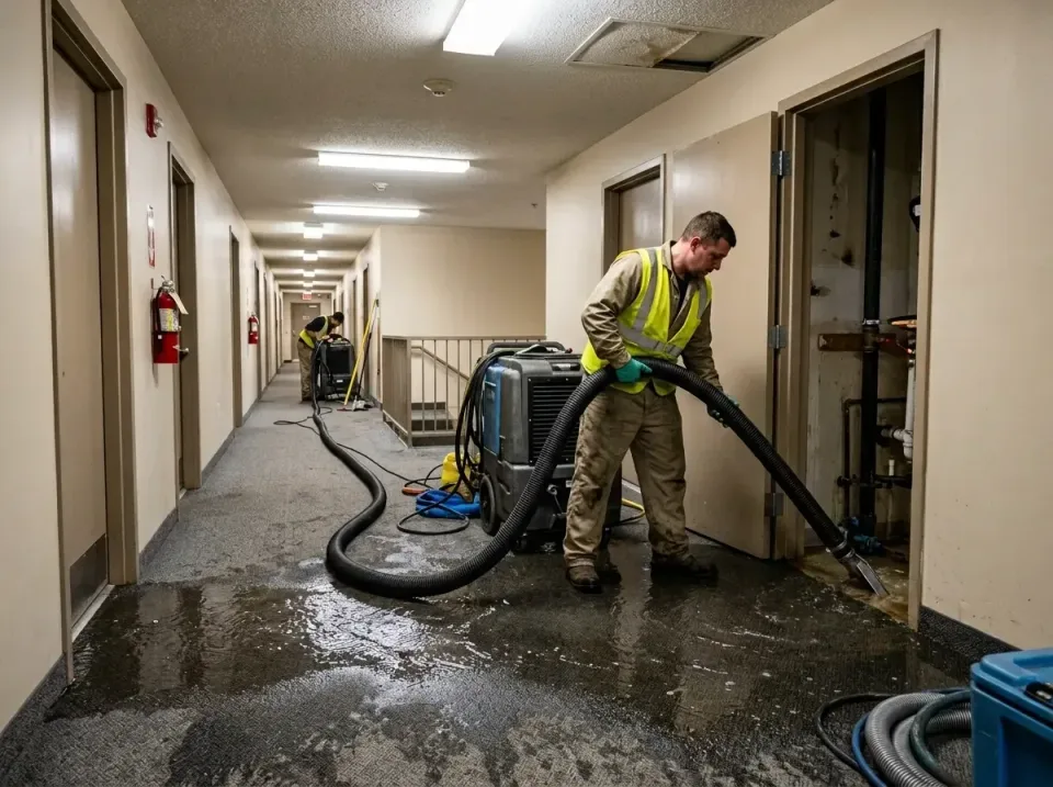 multi-unit-apartment-hallway-f-005 — frequently asked questions, Emergency Burst Pipe Water Extraction & Removal in Santa Ma…